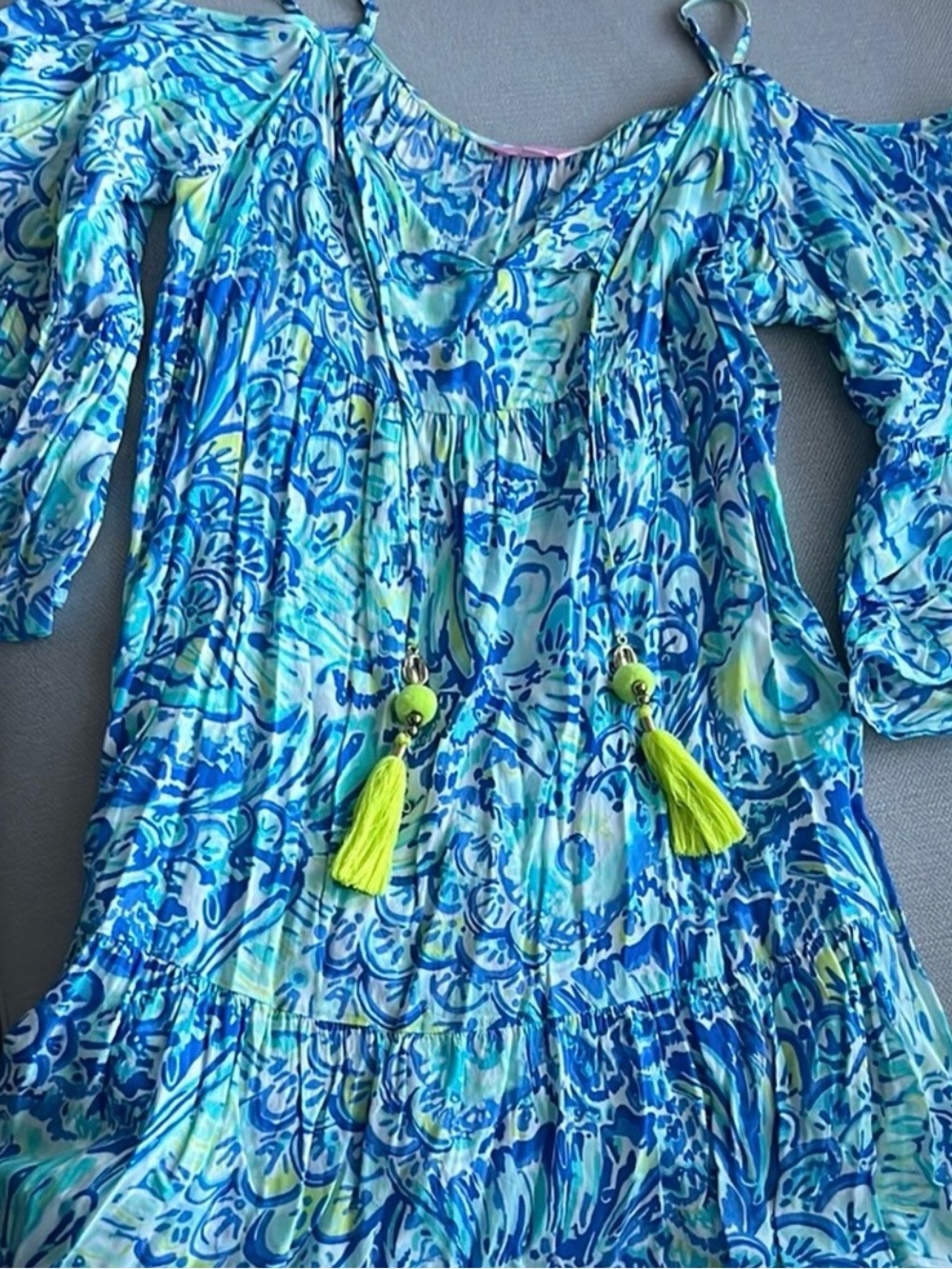 HTF Lily Pulitzer Alanna Dress Size L - Picture 2 of 7